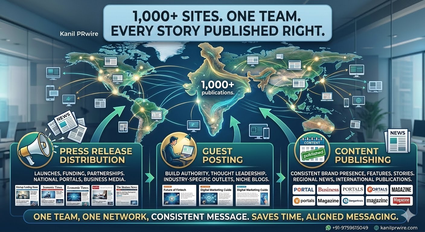 Over 1,000 Sites. One Team. Every Story Published Right.
